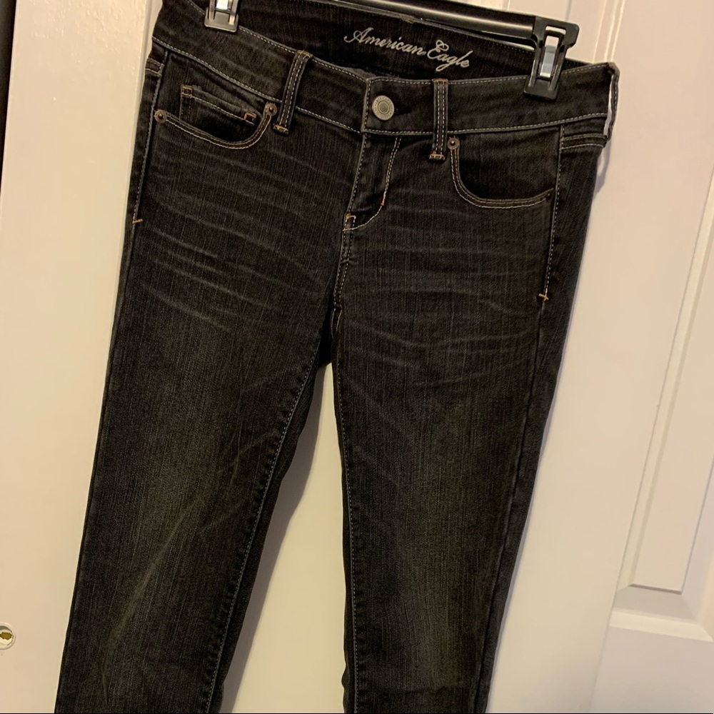 American Eagle black skinny jeans